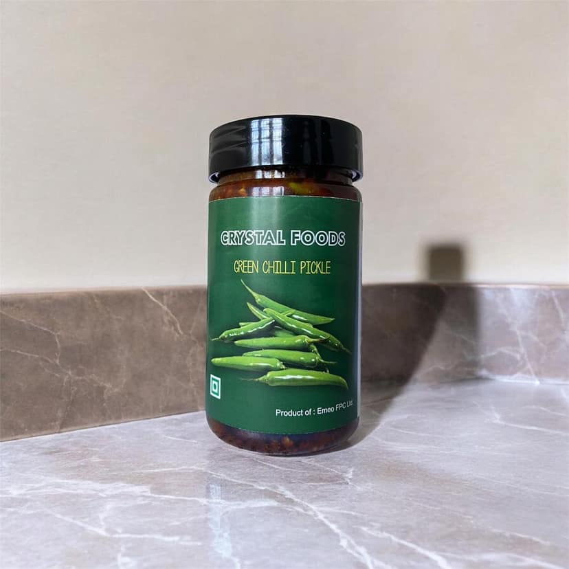 Crystal Foods Green Chilli Pickle - 200g (product of EMEO FPC) view 4