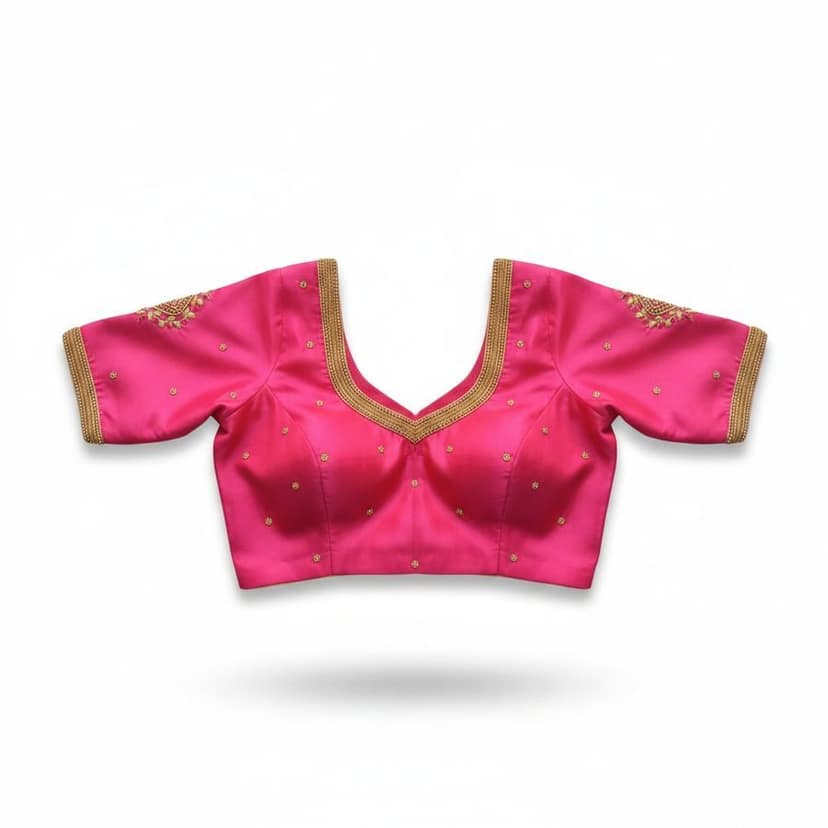 Women's Embroidered Pink Blouse