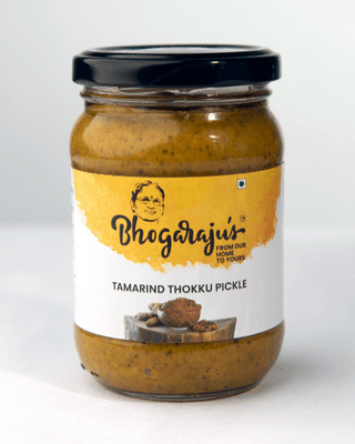 Bhogarajus Tamarind Thokku Pickle - 300 grams (Food Grade Pouch)