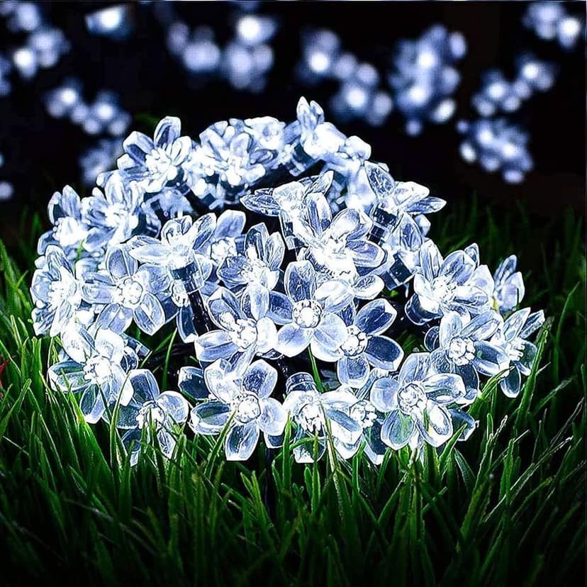 GLOWSERIE Decorative Floral LED Lights – Soft White Fairy Lights for Home Ambience