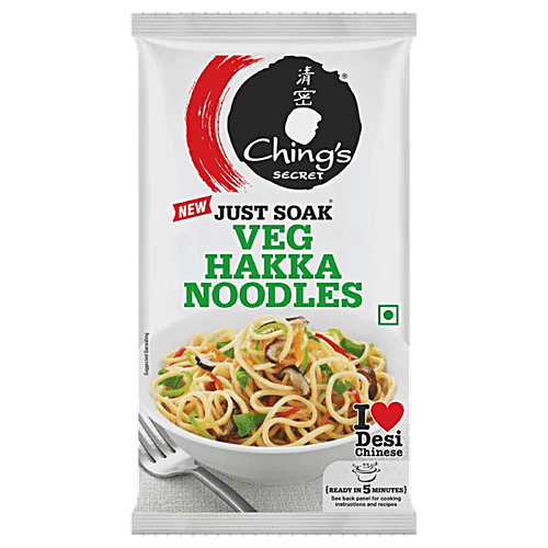 Chings Secret Veg Hakka Noodles, 140 g Pouch