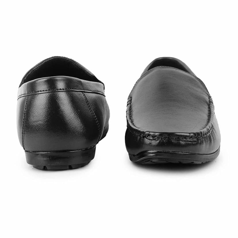 FEATHER LEATHER Genuine Leather Formal Shoe for Men's - Comfortable Slip on Loafers Shoes - Suitable for Formals, Office Wear, Dress Up Shoes view 4
