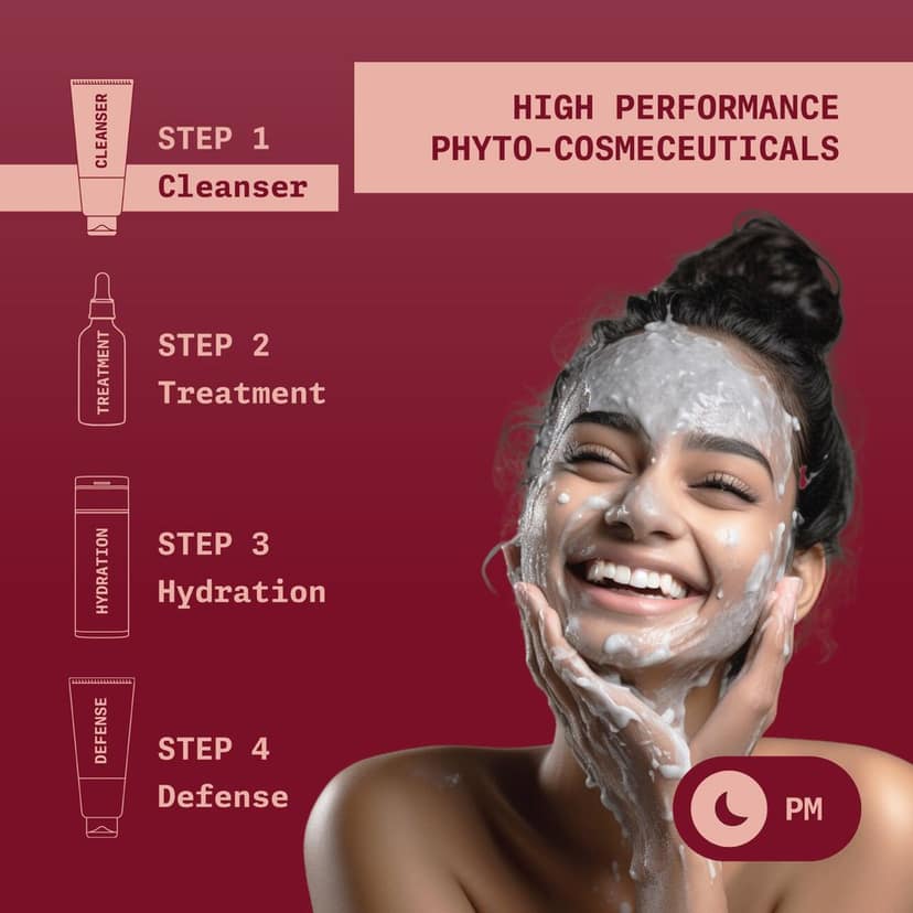 Ningen Charcoal Face Wash I Goodness of Grapes and apple I Dermatologically Tested, Paraben Free I Wards Off Skin Impurities, Anti Pollution I 120g, White view 5