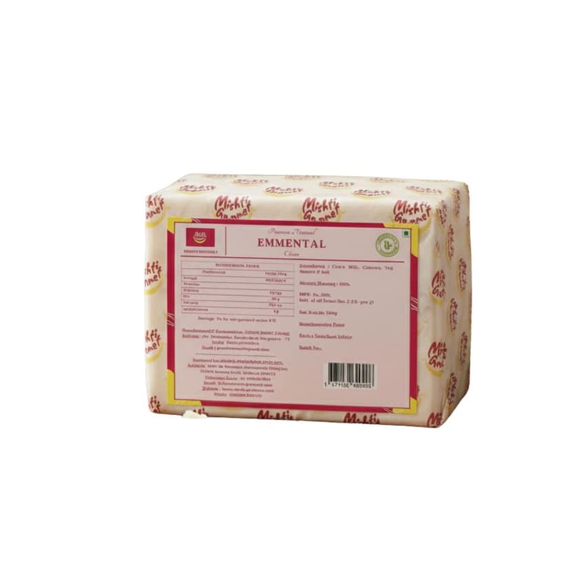 Mishti Gourmet Emmental Cheese 200g view 4