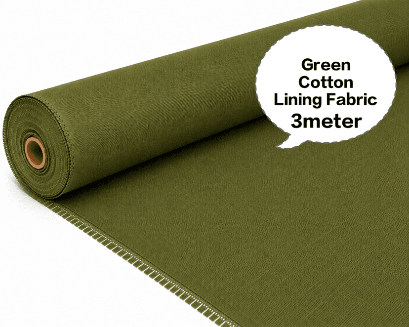 Green Cotton Lining Fabric (Bada Panna), Green Cotton Lining Fibre (Bada Panna), Green Lining Cloth (Bada Panna), Soft Green Cotton Lining (Bada Panna), Green Garment Lining Fabric (Bada Panna) view 3