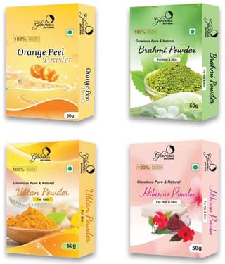 glowious - Skin Toning Face Pack for Normal Skin ( Pack of 4 )