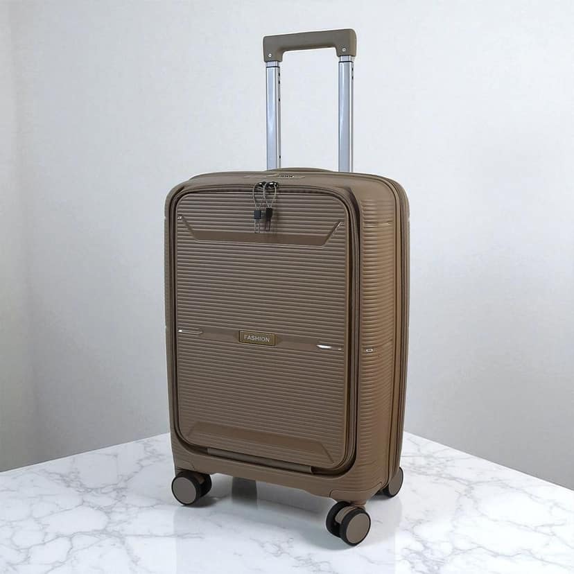 Hard-Shell Trolley Luggage Bag (Set of 3-pice / Mix Color) view 5
