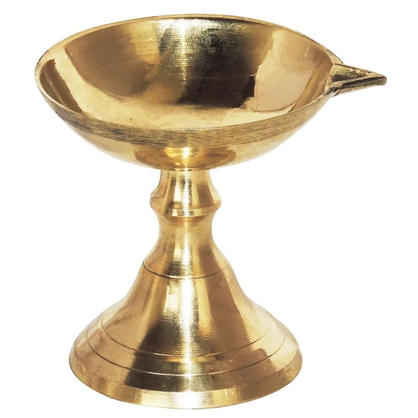 Brass Table Decor Panti Stand Deepak No. 1 (FMAS685 A) view 2
