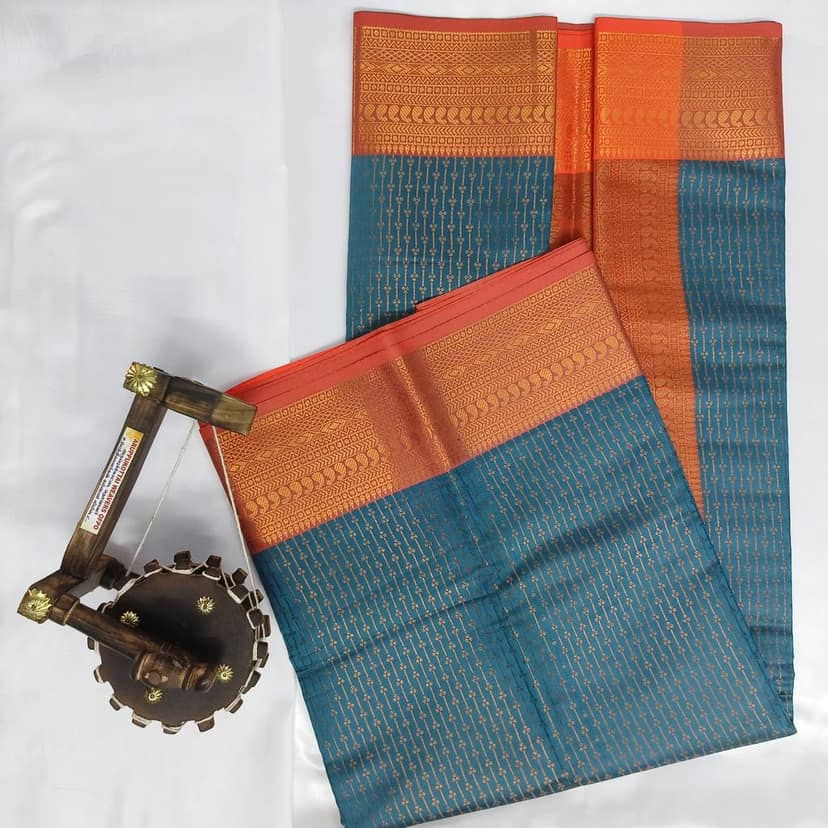 Oosikodu Cotton Saree with Blouse view 4