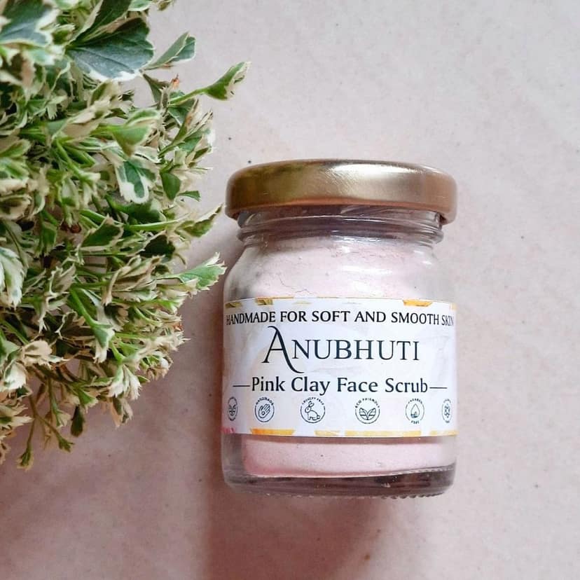 Pink Clay Face Scrub