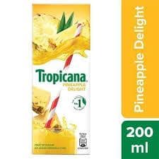 TROPICANA PINEAPPLE JUICE 200ML