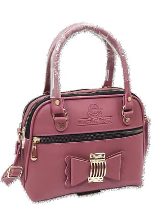 Magnifique Women's Hand/Sling/Side Bag/purse Polyurethane Western (Red)