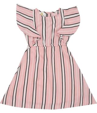 K&U Cotton Blend A-line Dress For Girls ( Pack of 1 , Pink )