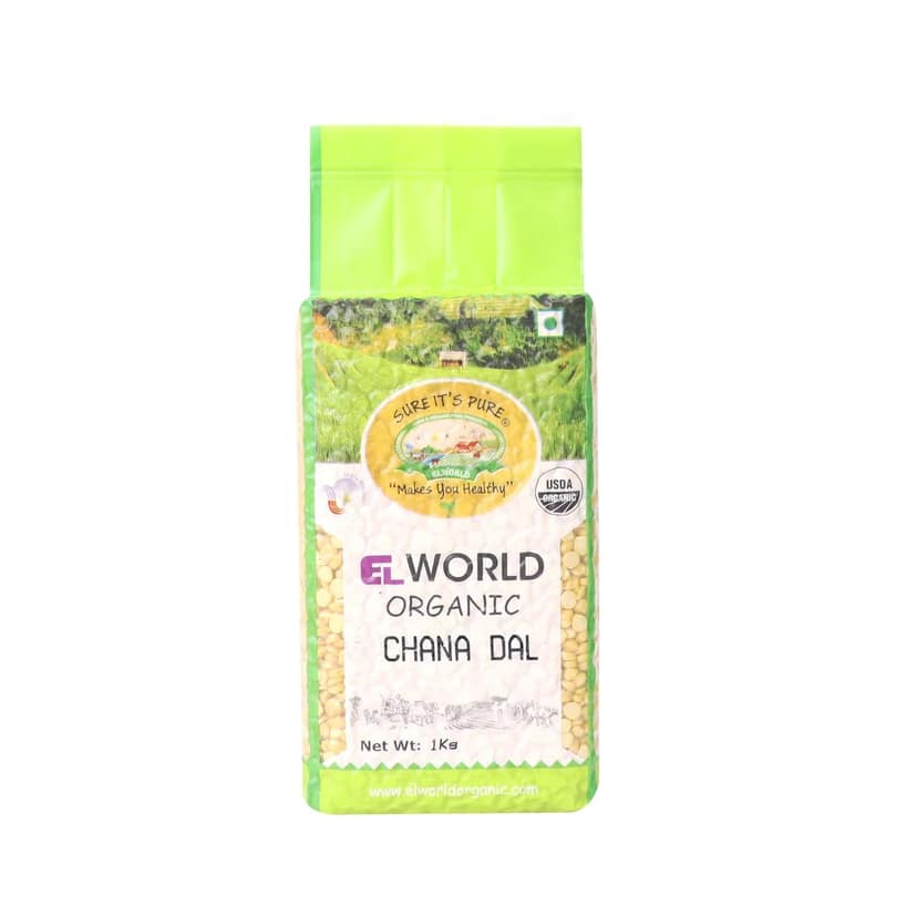 Elworld Agro & Organic Food Products Chana Dal 1kg