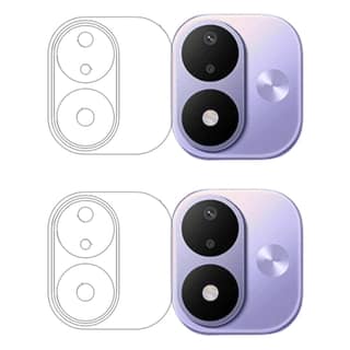ISAAK Back Camera Lens Protector compatible for Redmi Note 17 5G (Pack of 2)