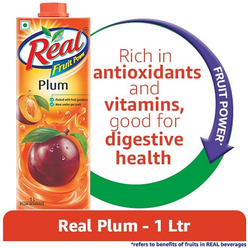 Real Juice - Fruit Power, Plum, 1 L view 2