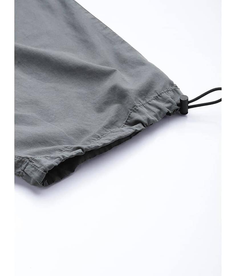 Bene Kleed Unisex Parachute Fit Cotton Cargos Trousers view 7
