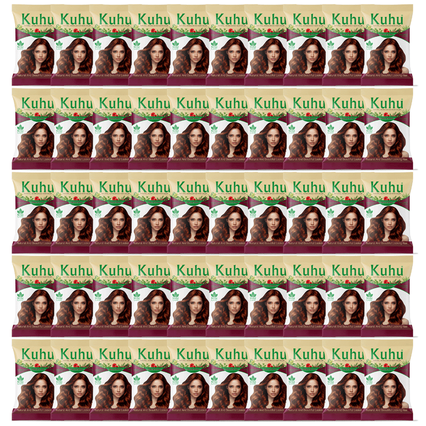 KUHU Herbal No Ammonia Hair Color Natural Brown view 2