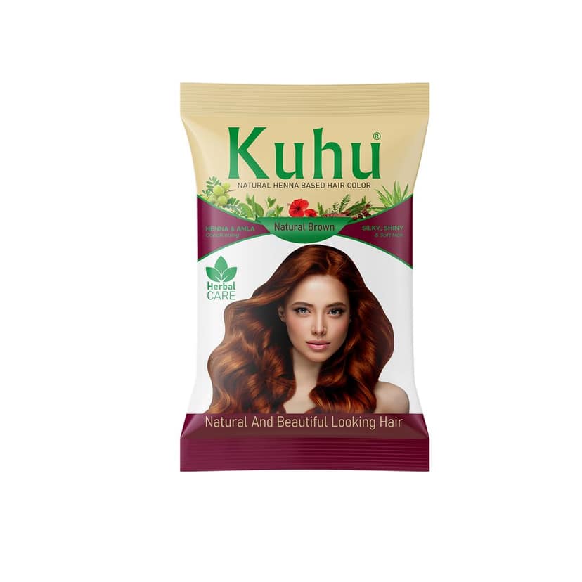 KUHU Herbal No Ammonia Hair Color Natural Brown view 6