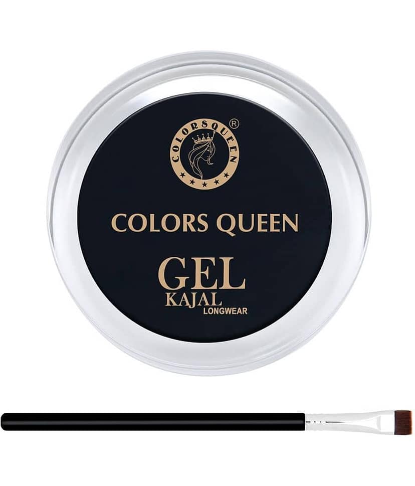 Colors Queen Elegant Gel Kajal Jet Black Kajal 4g - Pack of 1 view 2