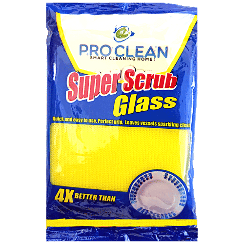 Pro Clean Super Scrub Glass - Quick & Easy To Use, 1 pc
