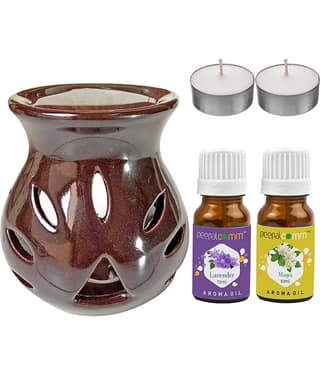 Peepalcomm Ceramic Aroma Oils & Diffusers Set - Pack of 5