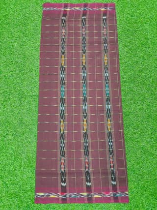 KJ PURAM HANDLOOMS COTTON CHECK SAREE