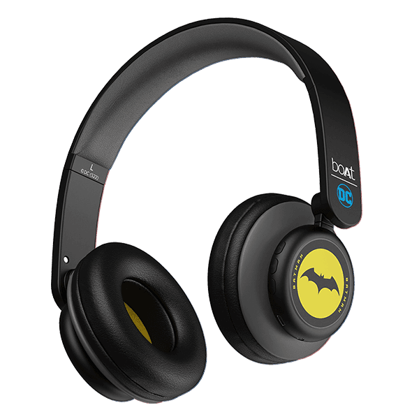 boAt Rockerz 450 Batman DC Edition | Bluetooth Wireless Headphone with 40 mm Drivers HD Immersive Audio, Power Up For 15HRS