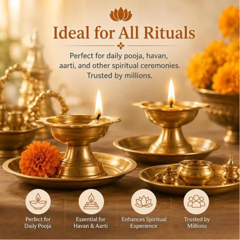 Desi Round Cotton Wicks Diya Batti - White Phool Rui for Pooja | Long Lasting Aarti Use | Temple Daily Worship (Pack of 600 Pcs) view 5
