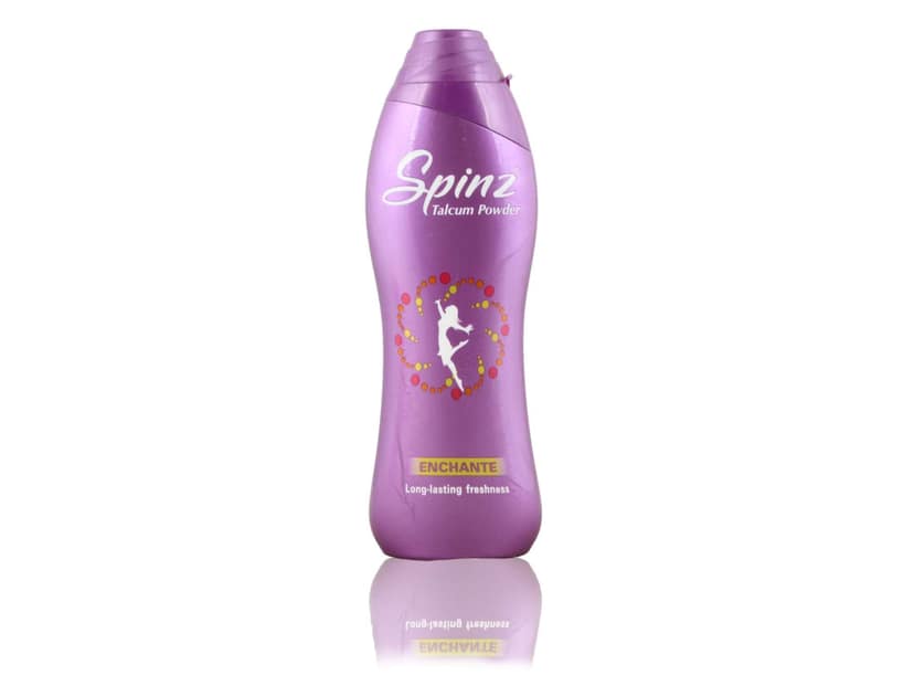 Spinz Enchante Talcum Powder, Long Lasting Fragrance & Freshness, 400g