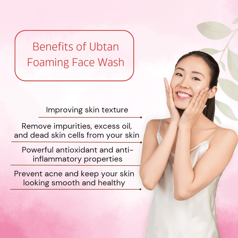 Chic Beauty Ubtan Foaming Face Wash with Built-in Silicone Brush 150ml Deep cleansing, Soothing & Calming Skin view 2