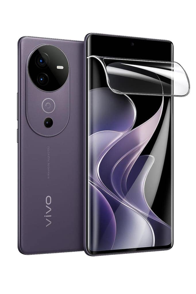 SKINOVITA Vivo Front Glossy Screen Protector | Crystal Clear HD Protection with Smooth Touch & Full Screen Coverage