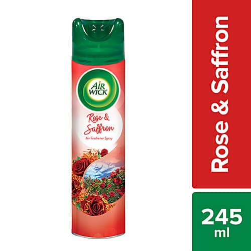 Airwick Room Air Freshener Spray - Rose & Saffron, 245 ml