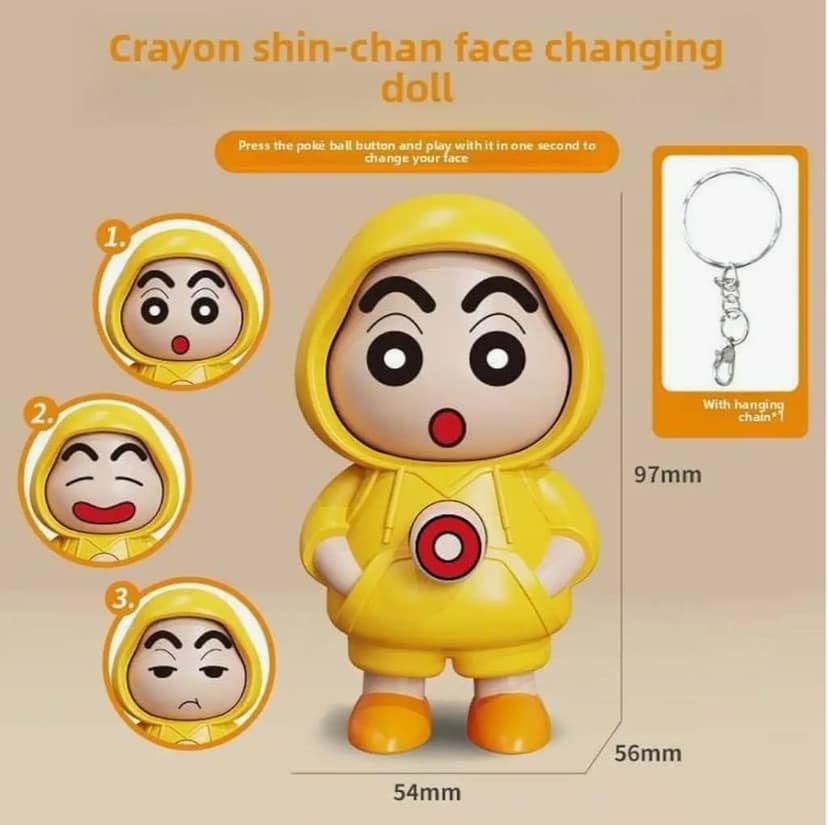 3-Expression Changing Face Mini Doll view 5
