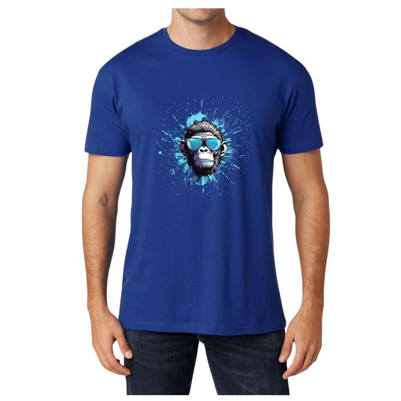 Trishoolin Abstract Theme Graphic T-Shirt (Design 10188MB) | Cotton Regular Fit Crew Neck Tee | Pack of 1