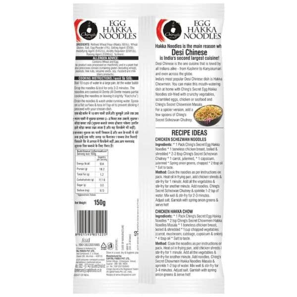 Ching's Secret Egg Hakka Noodles 150 Gms view 3