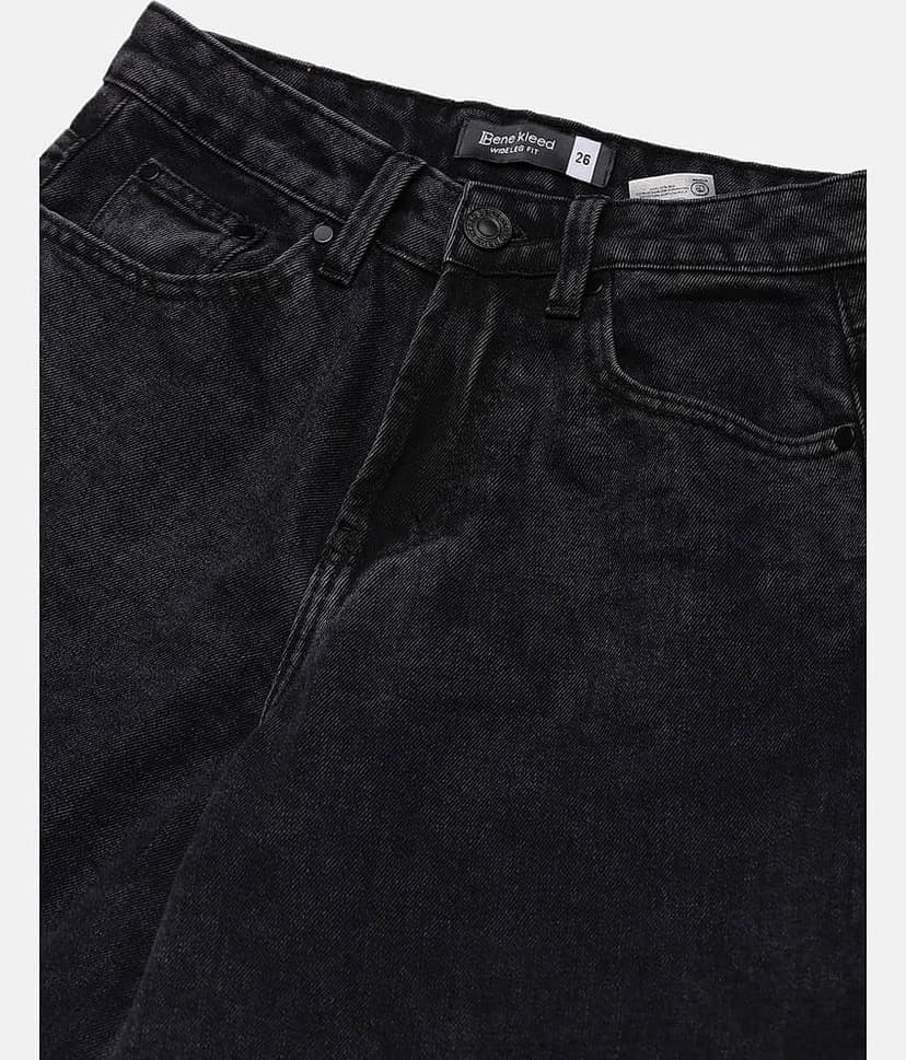 Bene Kleed Women Wide Leg Waist Jeans view 5