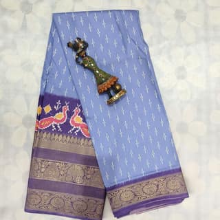 Poochampally Silk Saree With Blouse