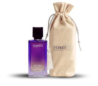 TOMHILL Flora Date Night Perfume 60ml – Romantic Women’s Fragrance with Elegant Velvet Pouch, ideal for Gifting, Floral and Sophisticated Scent for Evening and Special Moments