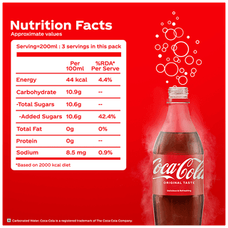 Coca Cola Original Taste Soft Drink - Refreshing, 600 Ml Pet Bottle