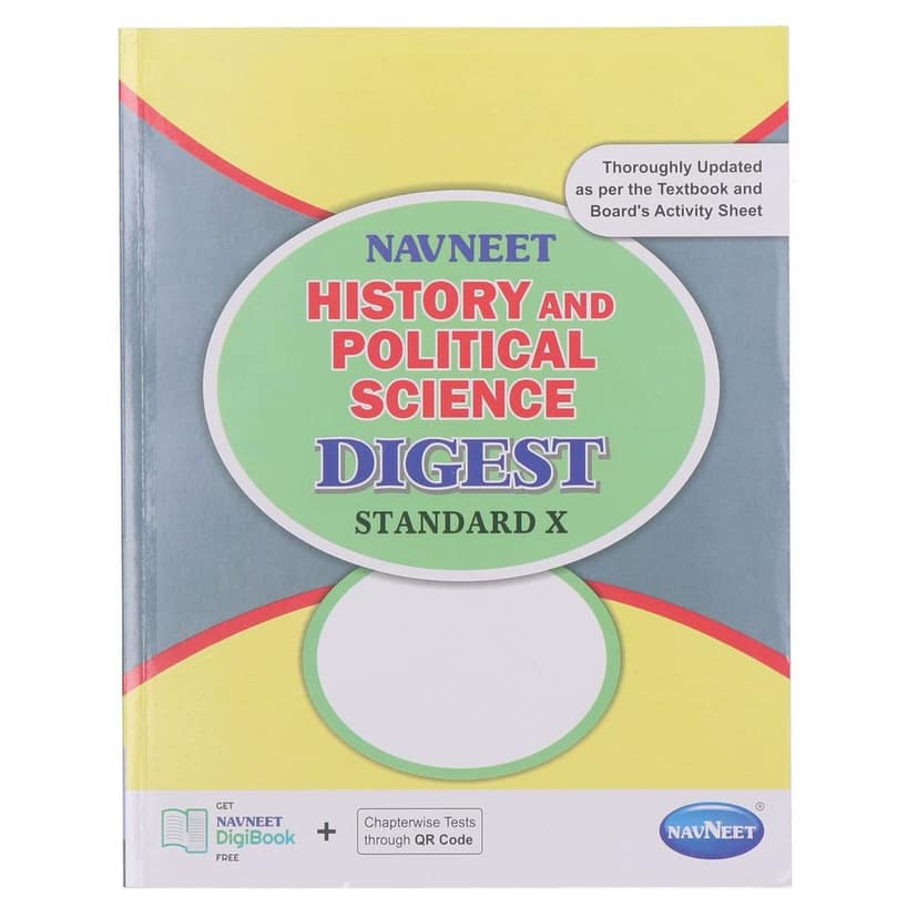 Navneet Youva Happiness Combo History and political science Study Kit 2 (1 Digest + 3 Subject Book + 2 Pencils + Sharpner + Eraser + Scale) view 4