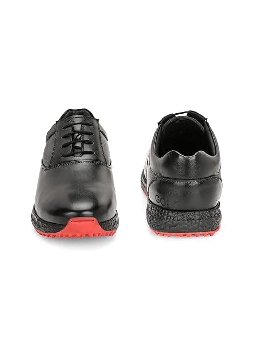 HITCARO Men Proffessional Leather Golf Shoes | Lace-Up | Phylon Sole |Waterproof | Comfortable | Breathable | Sports Shoes view 5