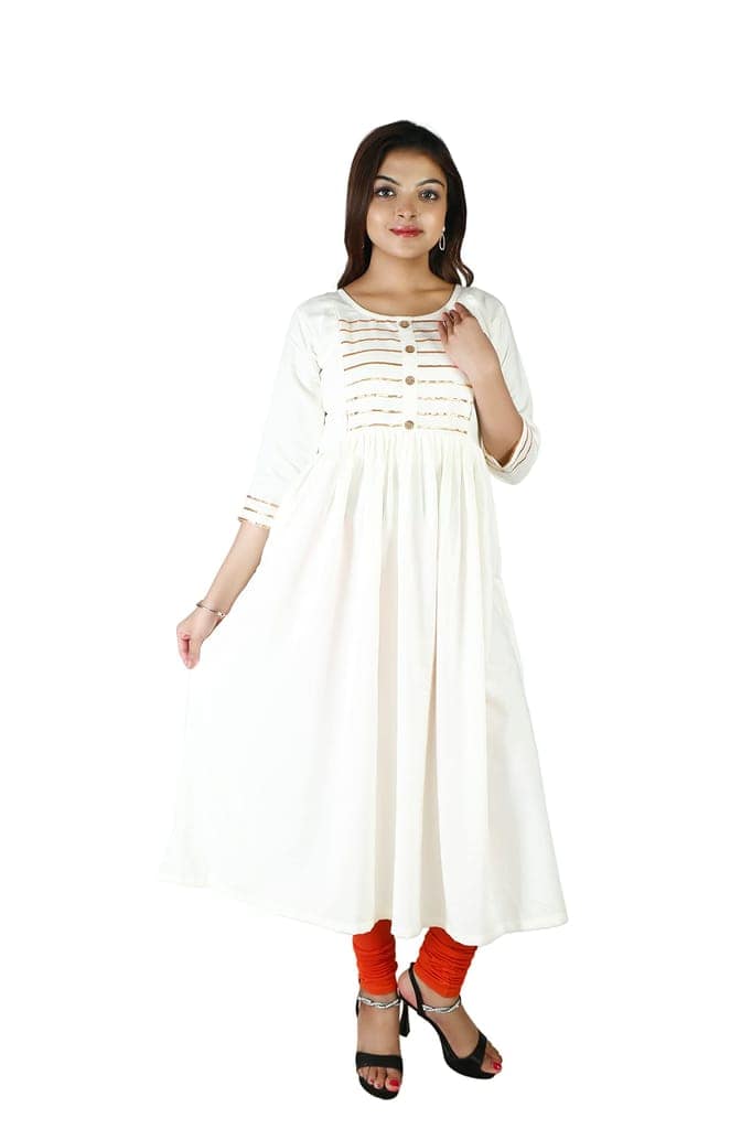MAHIRA 'S COMFORT Maternity Gown: Stylish Rayon Feeding Kurti for Pregnancy and Breastfeeding view 3