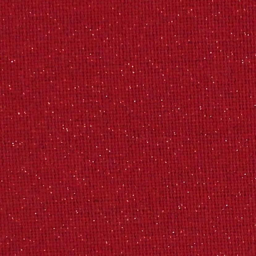 AIRWILL 100% Cotton Solid Pattern 6 Seater Rectangle Table Cover Sized, 56x71 inches (Red, Pack of 1) view 2