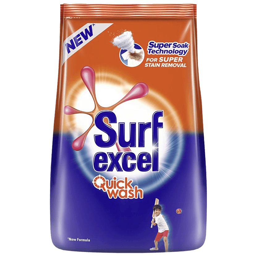 Surf Excel Quick Wash Detergent Powder, 1 Kg view 2