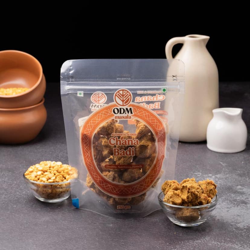 ODM Masala Chana Badi (Bengal Gram Wadi) - Sun-Dried Homestyle view 3