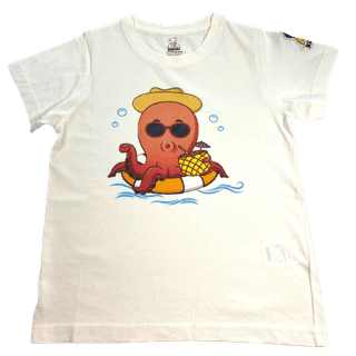KUCHU Unisex Tshirt | Made of Super Combed Cotton-Modal Natural Fiber Better Than 100% Cotton| Soft & Breathable Fabric| Unique Digitally Printed Design |Vibrant Colour | Octopus