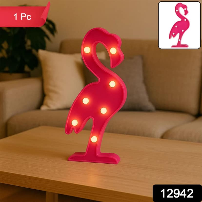 3D LED Night Light Table Lamp for Party Birthday Wedding Atmosphere, Battery Operated Decorative Light Nursery Lamp for Bedroom and Wall Decoration For Children Bedroom Wall, Light (1 Pc or Battery Not Included)