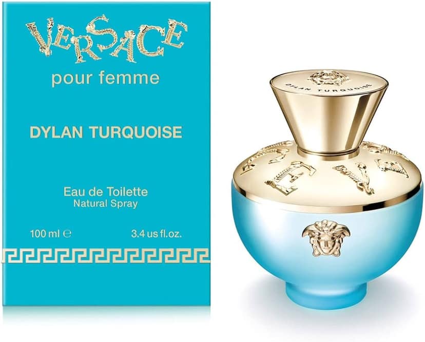 Versace Dylan Turquoise Perfume for Women – 100ml Eau De Toilette Spray view 3