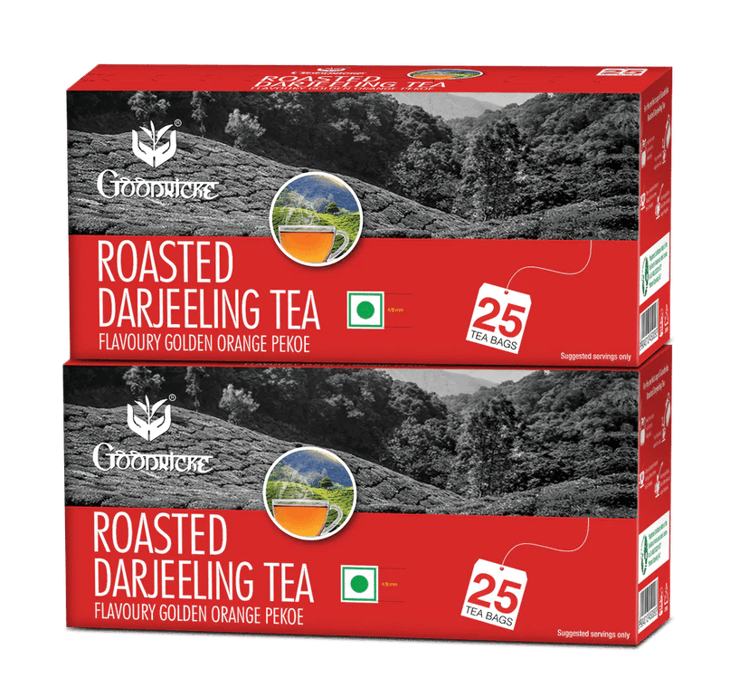 Goodricke Roasted Darjeeling Tea, 25 Tea bags (Pack of 2) - undefined